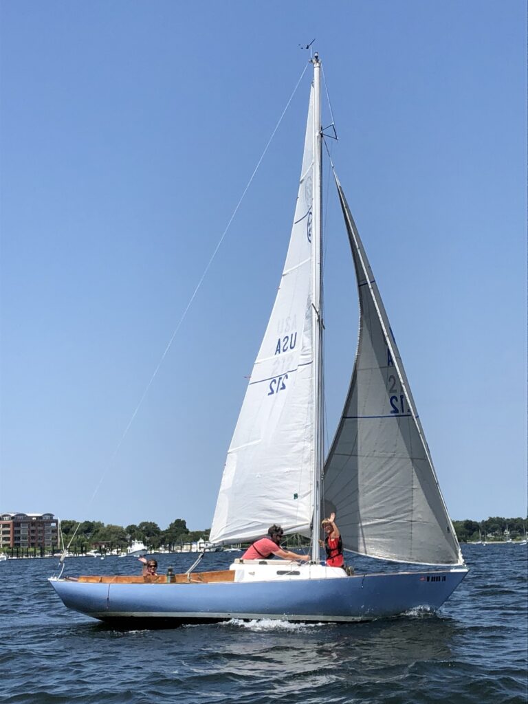 Jon Goff with his children as crew ages 9 and 11